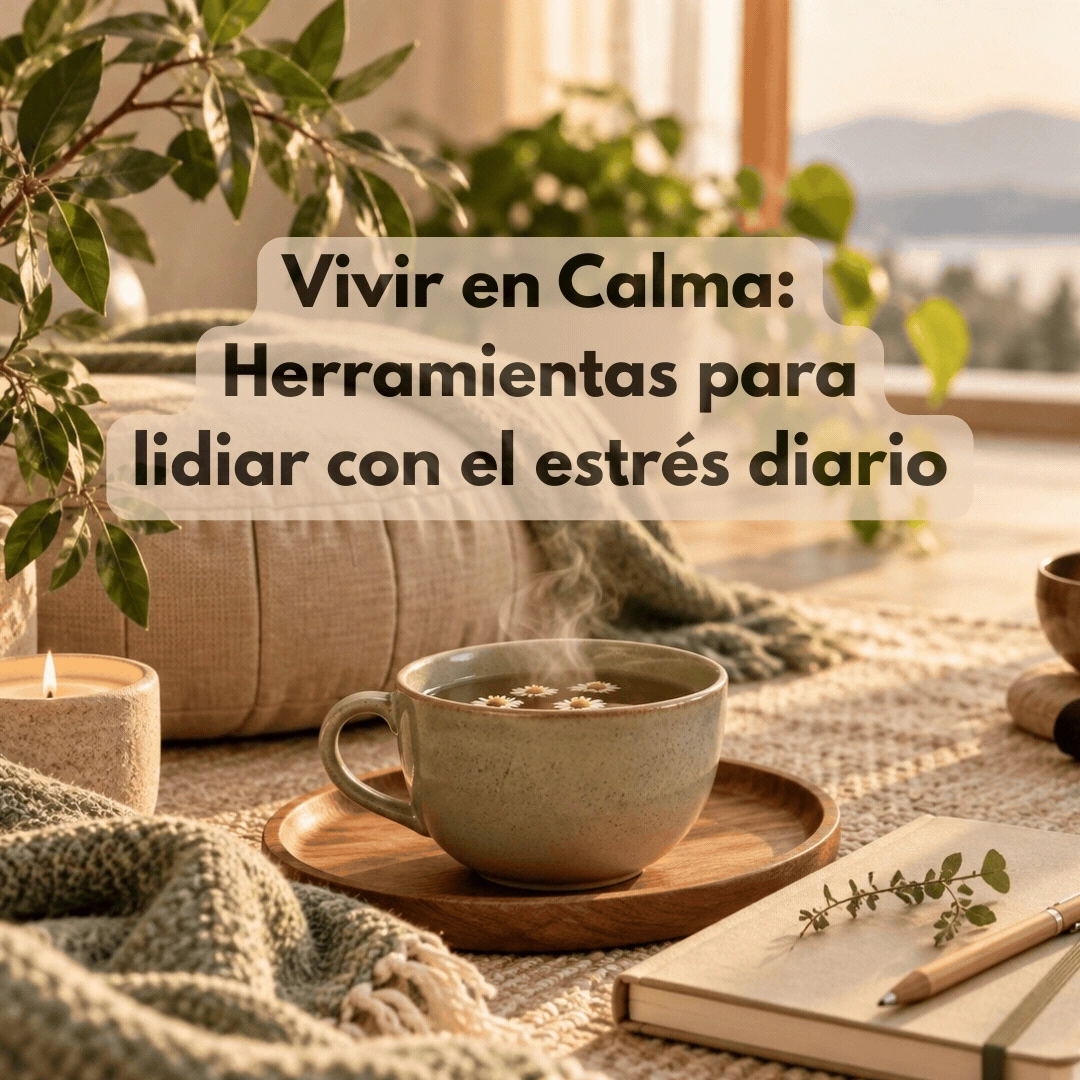 Portada del curso Vivir en Calma. Herramientas para lidiar con el estrés diario