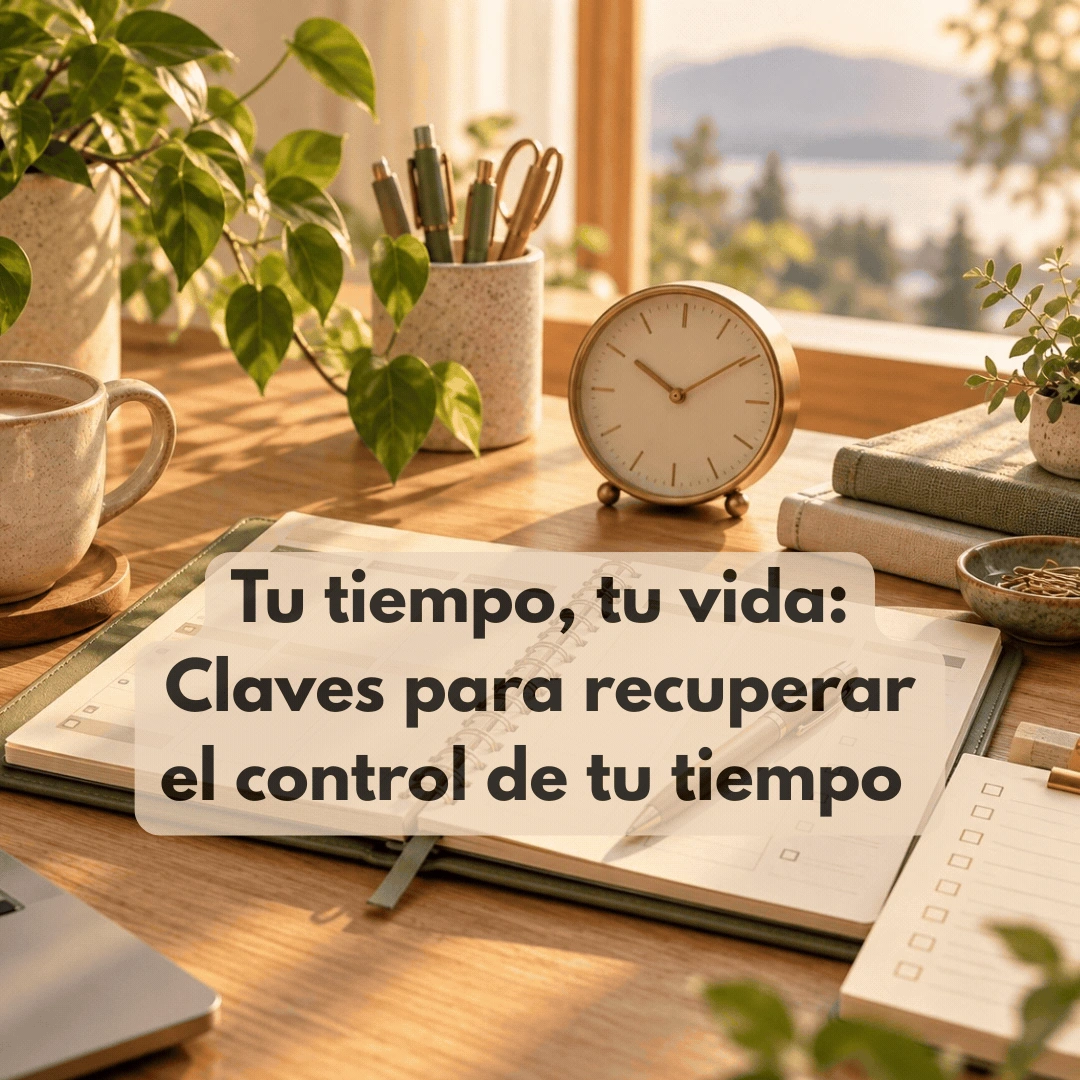 Portada del curso Tu tiempo, tu vida. Claves para recuperar el control de tu tiempo
